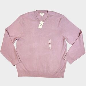 NWT Macy's MODE OF ONE Mens‎ Pale Elderberry Knit Sweater XXL Lightweight Office